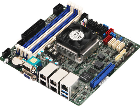 ASRock Rack C3758D4I-4L Mini ITX Server Motherboard 8 core SOC